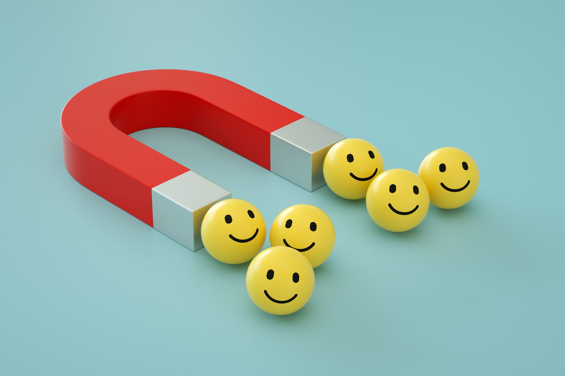 Magnet, Marketing des médias sociaux, Emoji avec Smiley Face
